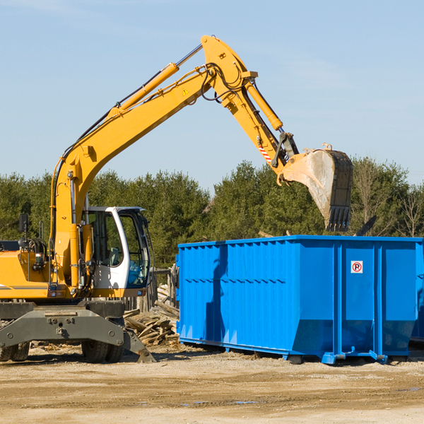 how many times can i have a residential dumpster rental emptied in Plum Creek Virginia